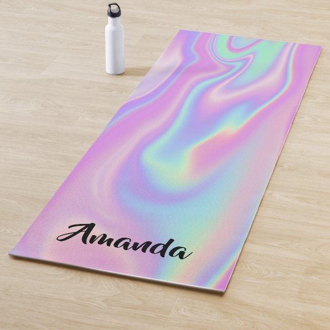 Tapete De Yoga Nome Holographic Pink Ombre Gift Idea (In Situ)