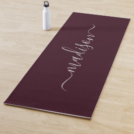 Tapete de Yoga Nome Personalizado