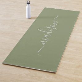 Tapete de Yoga Nome Personalizado