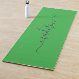 Tapete de Yoga Nome Personalizado