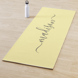 Tapete de Yoga Nome Personalizado