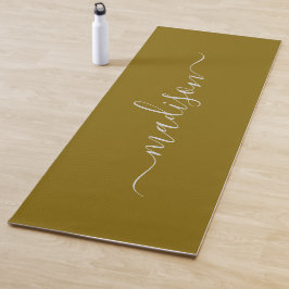 Tapete de Yoga Nome Personalizado