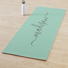 Tapete de Yoga Nome Personalizado