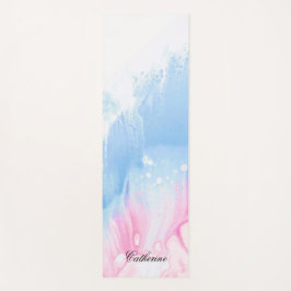 Tapete De Yoga Nome Personalizado de Cor do Arco-Íris Ecológico M