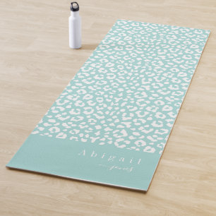 Tapete De Yoga Nome Personalizado do Script de Impressão do Anim