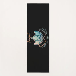 Tapete De Yoga Nome Personalizado Lotus Yoga Mat- [NAME] Brilho