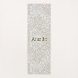 Tapete De Yoga Nome Personalizado Morris Foliage Padrão Yoga Mat
