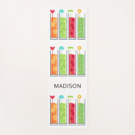 Tapete De Yoga Nome personalizado yoga mat do Summer Juices