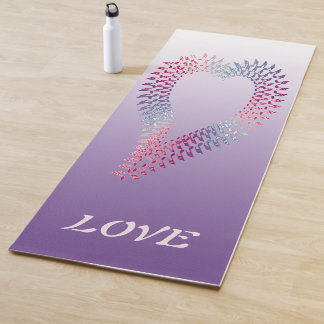 Tapete De Yoga Notas de Música Criam Coração