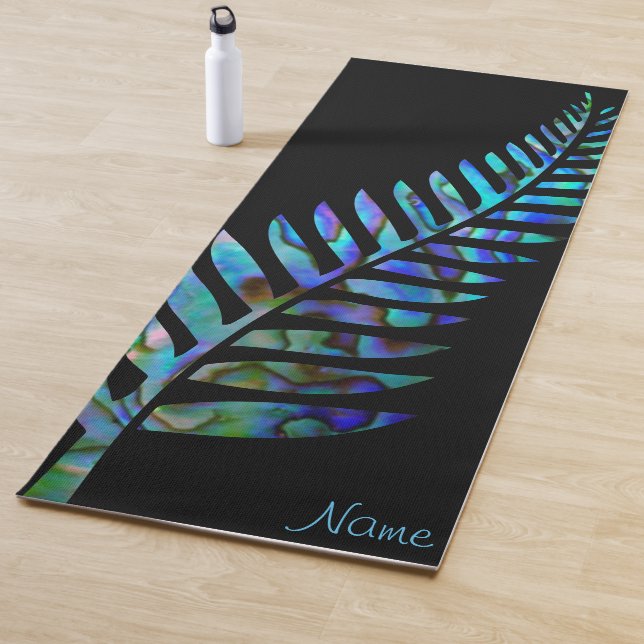 TAPETE DE YOGA NOVA ZEALAND FERN PAUA YOGA MAT PERSONALIZADA (In Situ)