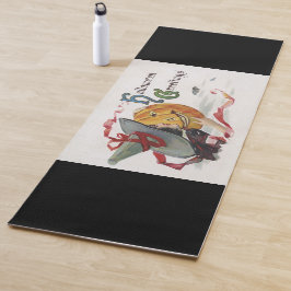 Tapete De Yoga O Beijo da Bruxa: Um Jack o Lanterna no Halloween