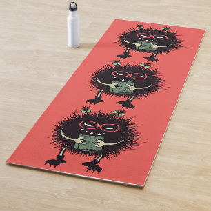 Tapete De Yoga O caráter mau do inseto do geek ama ler