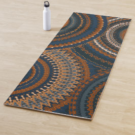 Tapete De Yoga O outono do Mandalas