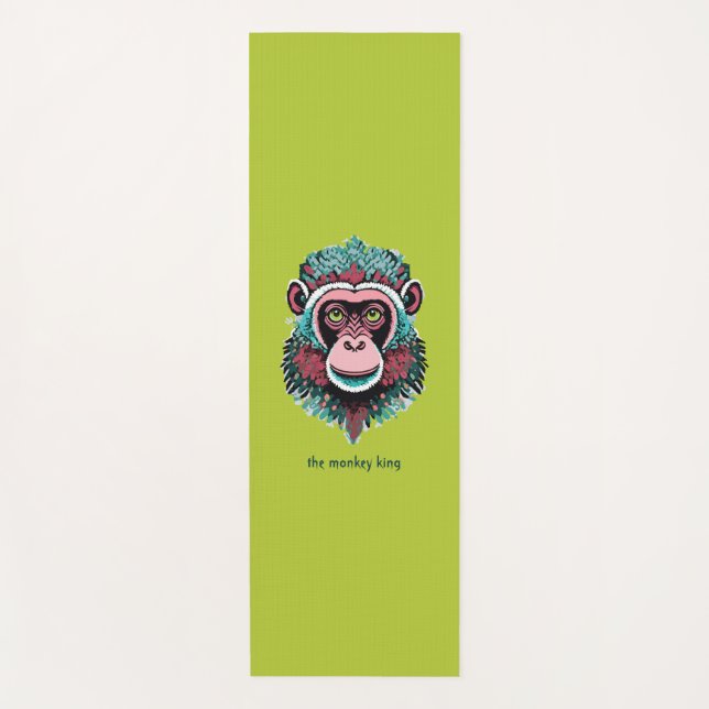 Tapete De Yoga O Rei Macaco (Frente)