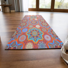 Tapete De Yoga Octo brighteno arabesque Moorish red Yoga Mat