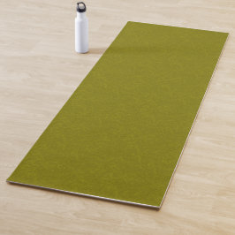 Tapete De Yoga Olive green surface with subtle swirling pattern