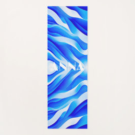 TAPETE DE YOGA ONDAS AZUIS SUPER