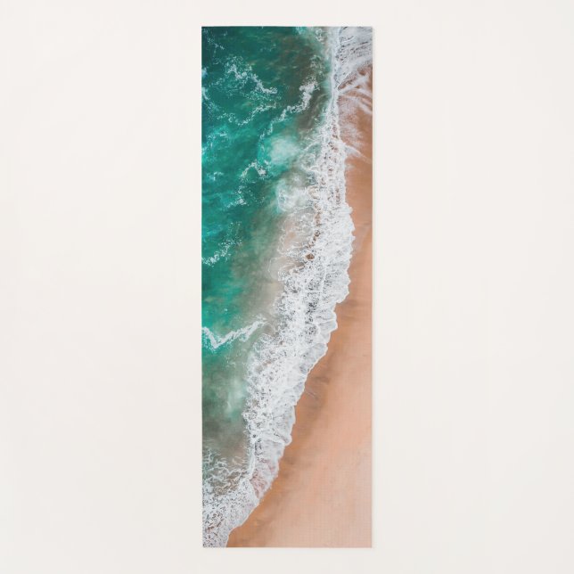 Tapete De Yoga Ondas em Sandy Beach (Frente)