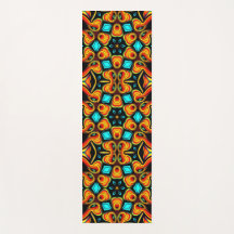 Orange e Red Yoga Mat