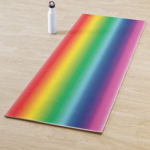 Tapete De Yoga Orgulho lgbtq lgbt arco-íris cores yoga mat