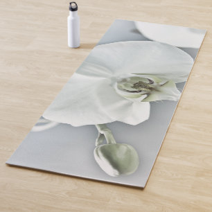 Tapete De Yoga Orquídea Phalaenopsis Branca