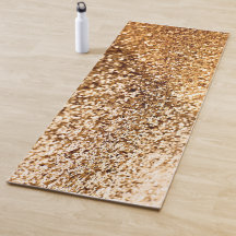 Ouro Bright Bokeh Glitter Yoga Mat