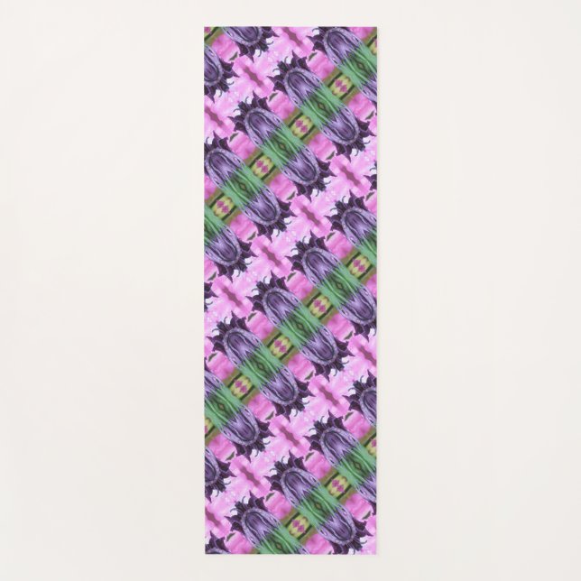 Tapete De Yoga P&P Ikat Pouf (Frente)