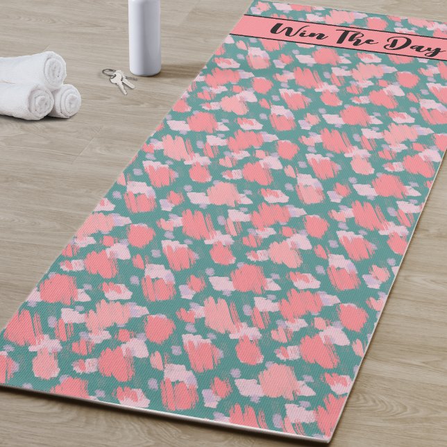 Tapete De Yoga Padrão Colorido Moderno da Tendy (Trendy Modern Colorful Pattern Yoga Mat)