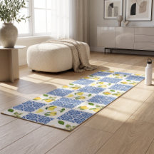 Padrão de Azulejo País Francês Mediterrâneo Limão