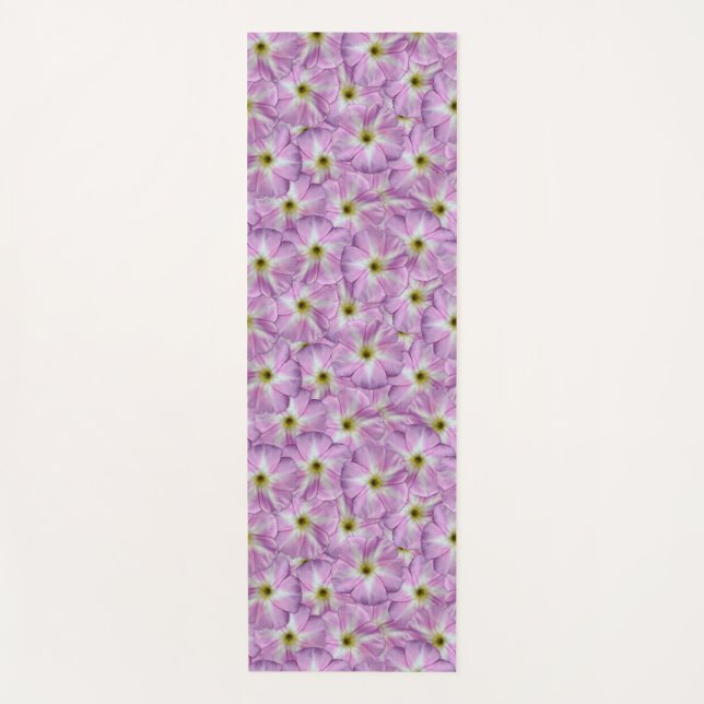 Tapete De Yoga Padrão de Bindweed Invisível (Frente)