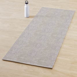 Tapete De Yoga Padrão de Burlap Elegante