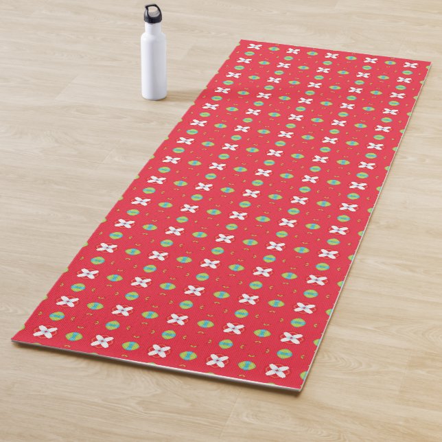 Tapete De Yoga Padrão de Charme de Férias de Natal 02 -  (In Situ)