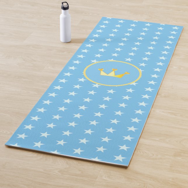Tapete De Yoga Padrão de Coroa e Estrela (In Situ)