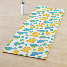 Tapete De Yoga Padrão De Dinossauros, Dinossauros Cutes, Dino Beb