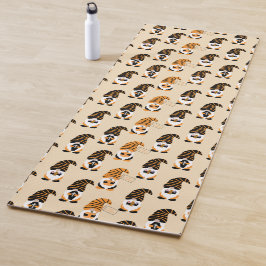 Tapete De Yoga Padrão De Gnomos, Gnomos Halloween Trick Ou Tratat