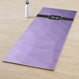 Tapete De Yoga Padrão de malha geométrica roxa ultra violeta Mono