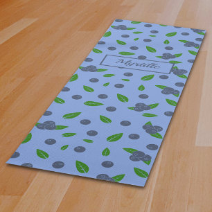 Tapete De Yoga Padrão de mirtilo Yoga Mat