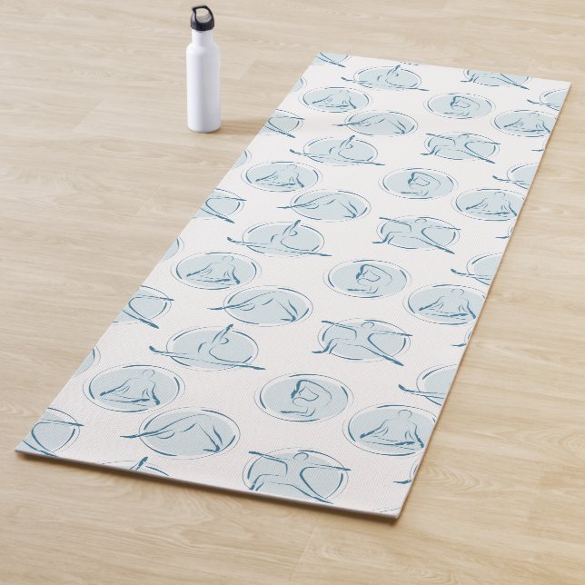 Tapete De Yoga padrão de poses ioga (In Situ)