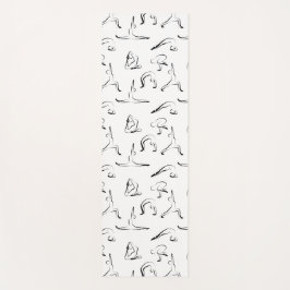 Tapete De Yoga padrão de poses ioga