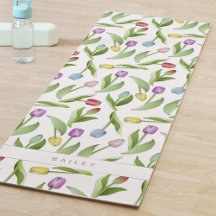Padrão de Tulipa Colorido Moderno Personalizado