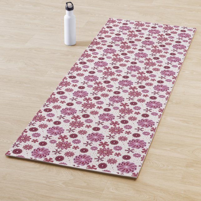 Tapete De Yoga Padrão floral (In Situ)
