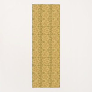 Tapete De Yoga padrão geométrico de abstrato de arte do ouro