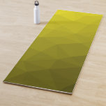 Tapete De Yoga Padrão Geométrico de Gradiente Amarelo<br><div class="desc">Padrão de malha geométrica de gradiente único ioga essencial para todos. Relaxe no estilo com um tapete yoga projetado personalizado com impressão duplo lado. Malha geométrica moderna,  elegante e legal Triângulo,  com gradiente amarelo,  com um padrão geométrico de malha.</div>