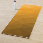 Tapete De Yoga Padrão Geométrico de Gradiente Laranja<br><div class="desc">Padrão de malha geométrica de gradiente único ioga essencial para todos. Relaxe no estilo com um tapete yoga projetado personalizado com impressão duplo lado. Malha geométrica moderna, elegante e legal Triângulo, com gradiente laranja, com um padrão geométrico de malha.</div>