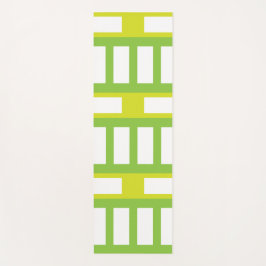 Tapete De Yoga Padrão Geométrico Moderno do meio século