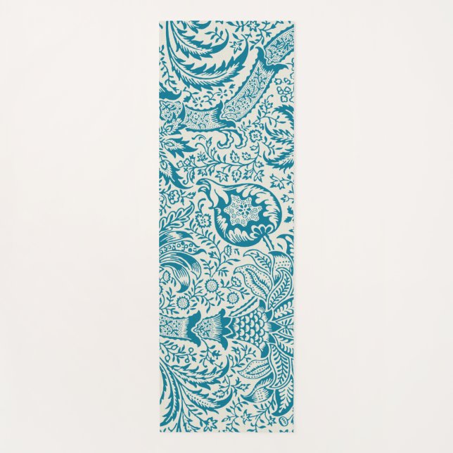 Tapete De Yoga Padrão Indiano, William Morris Yoga Mat (Frente)