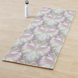 Tapete De Yoga Padrão Pastel Purple Oracle Owl