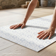 Padrão Repetitivo Toile Azul Vitoriano