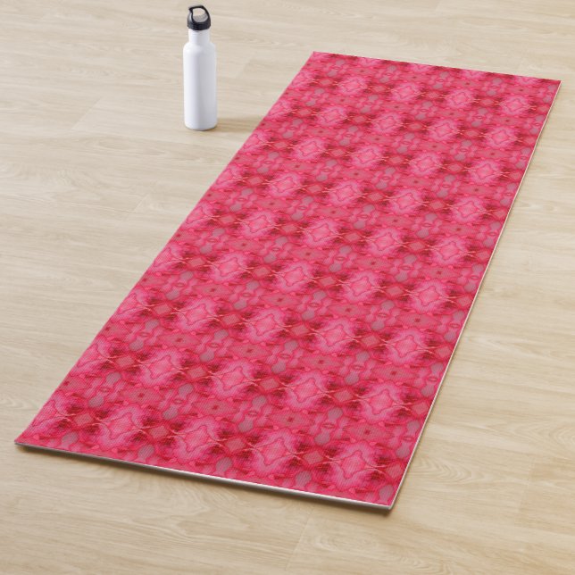 Tapete De Yoga Padrão rosa (In Situ)