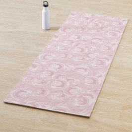 Tapete De Yoga Padrão rosa rosa